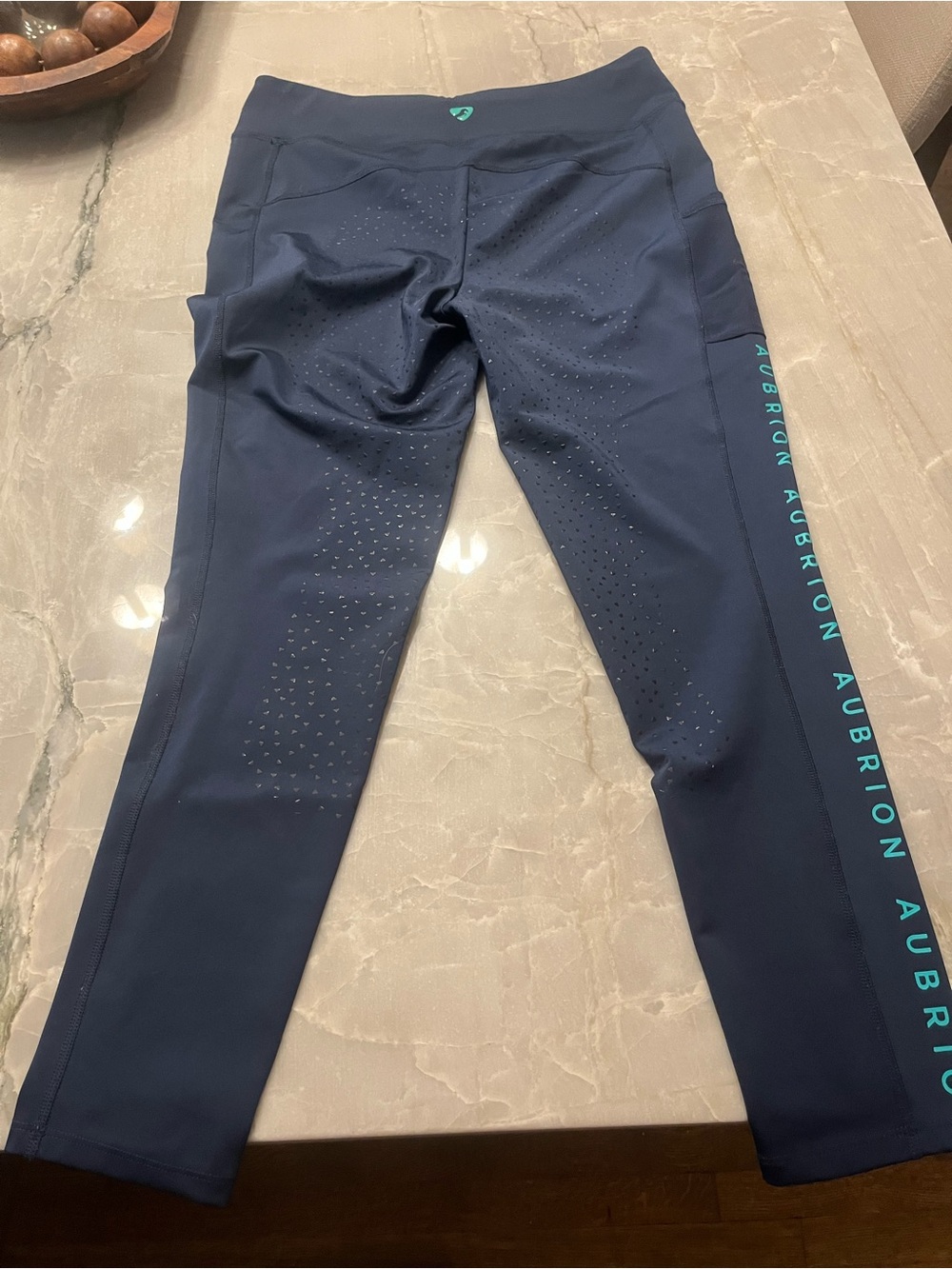 Aubrion Women's Navy Performance Riding Leggings